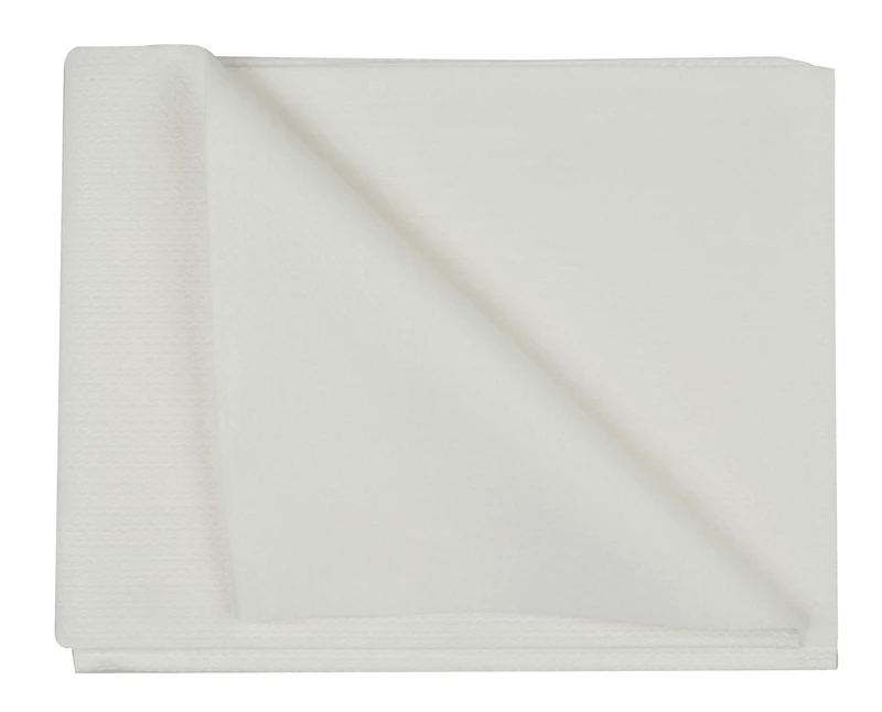 Abena Single Use Airlaid Bath Towel, 140 x 80 cm (White) - Case of 80