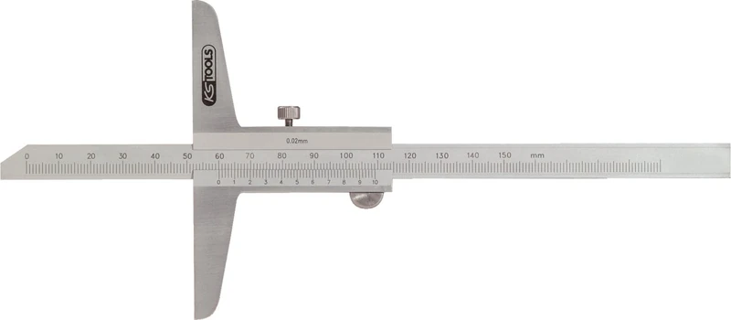 KS Tools 300.0575 Depth gauge, 0-300mm, h=150mm
