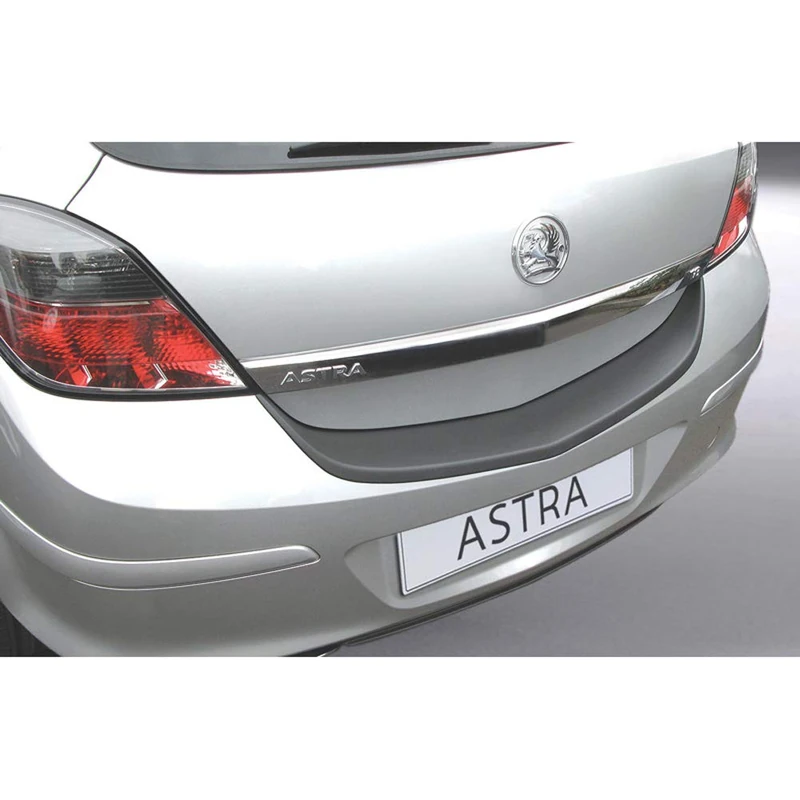 RGM ABS Rear bumper protector compatible with Opel Astra H 3 doors excl. VXR/GSi/OPC Black