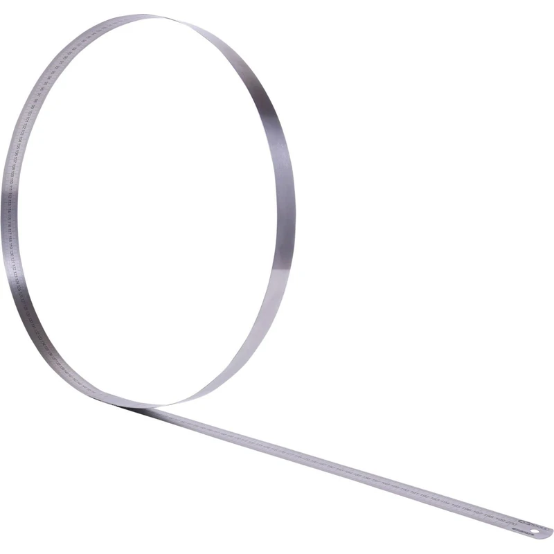 KS Tools 300.0118 Semi-flexible steel rule, 2000mm