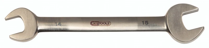 KS Tools 965.0114 14 x 15mm Titanium Open End Spanner