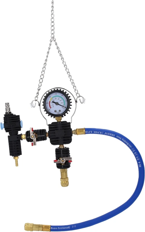 KS Tools 150.1960 Cooling system vacuum filling unit / manometer to 76cm