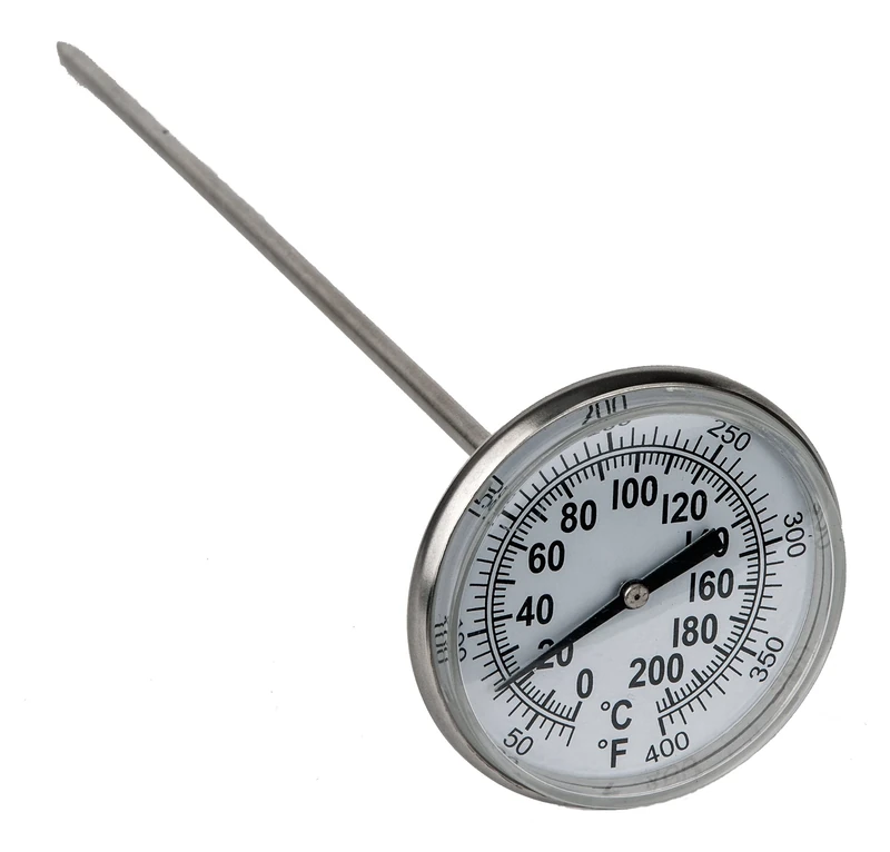 KS Tools 150.1963 Thermometer, 0-200°C/0-400°F L= 210mm