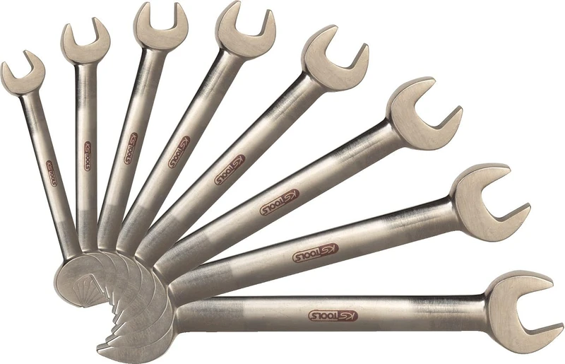 KS Tools 965.0148 6 x 7-17 x 19mm Titanium OE Spanner (8 Pieces)