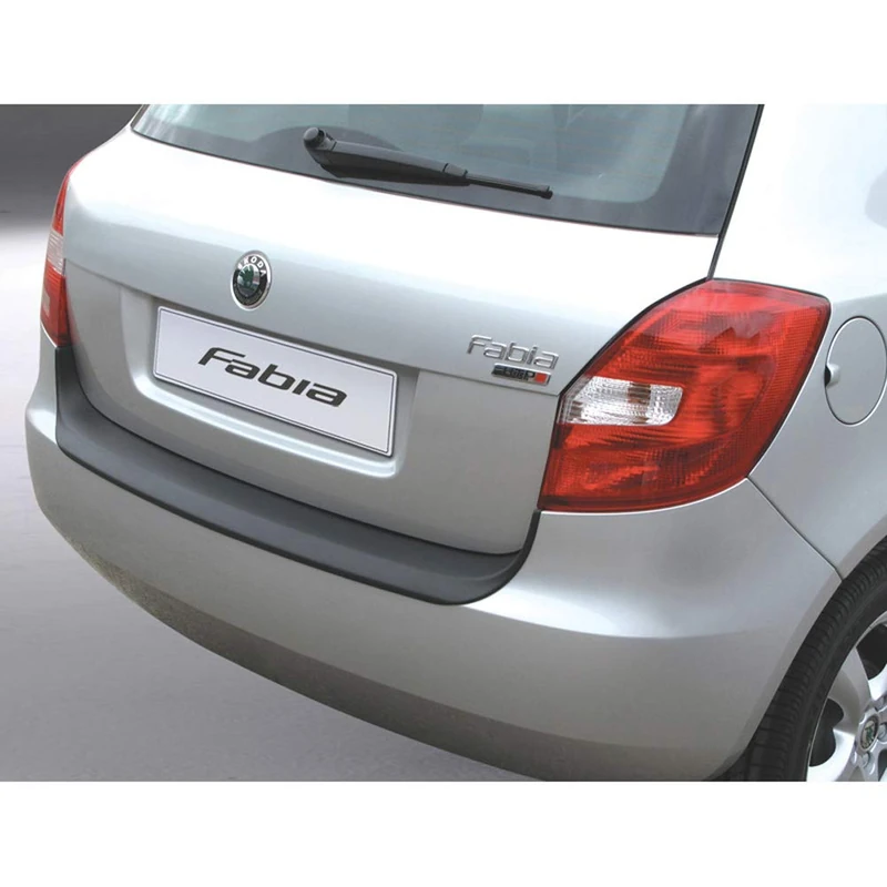 RGM ABS Rear bumper protector compatible with Skoda Fabia II 2007-2010 Black