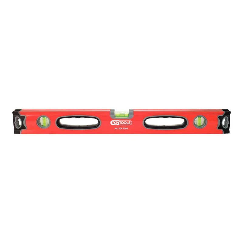 KS Tools 204.7100 Aluminium profile spirit level with pipe levelling, 1000mm