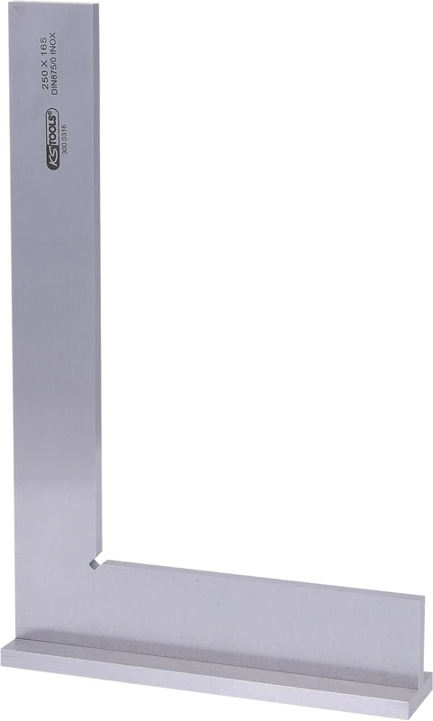 KS Tools 300.0316 Square with stock DIN 875/0, 250mm