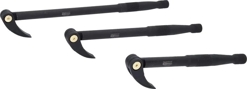 KS Tools 911.8175 Adjustable Joint Roll Head Pry Bar Set