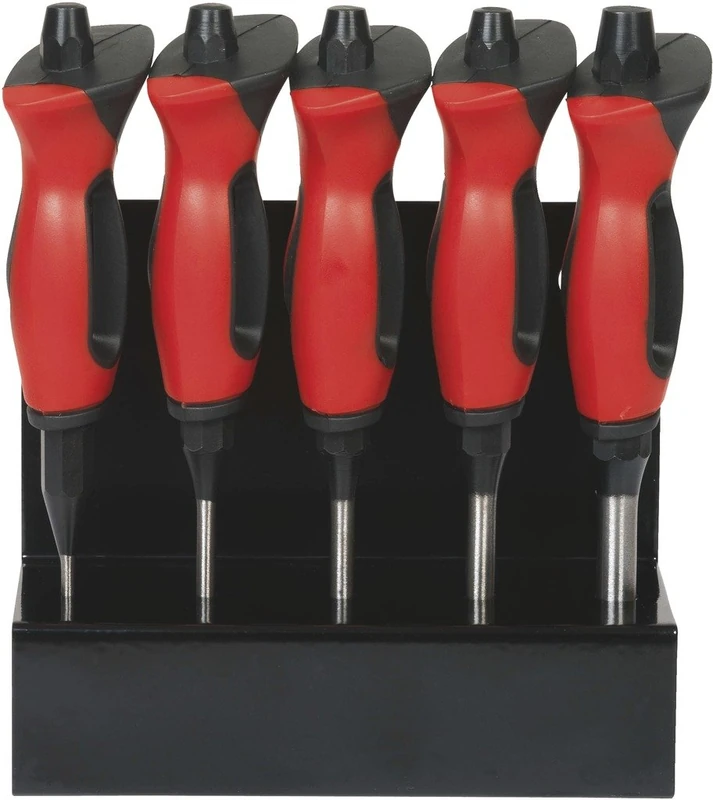 KS Tools Punch Set with Hand Protection Grip (5 Pieces)