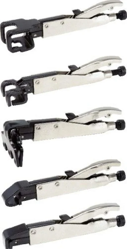 KS Tools 115.1085 Locking Pliers Set (5 Pieces)