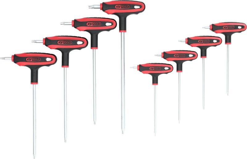KS Tools Ergo Plus T-Handle Key Wrench Set (6 Pieces) - Image 1
