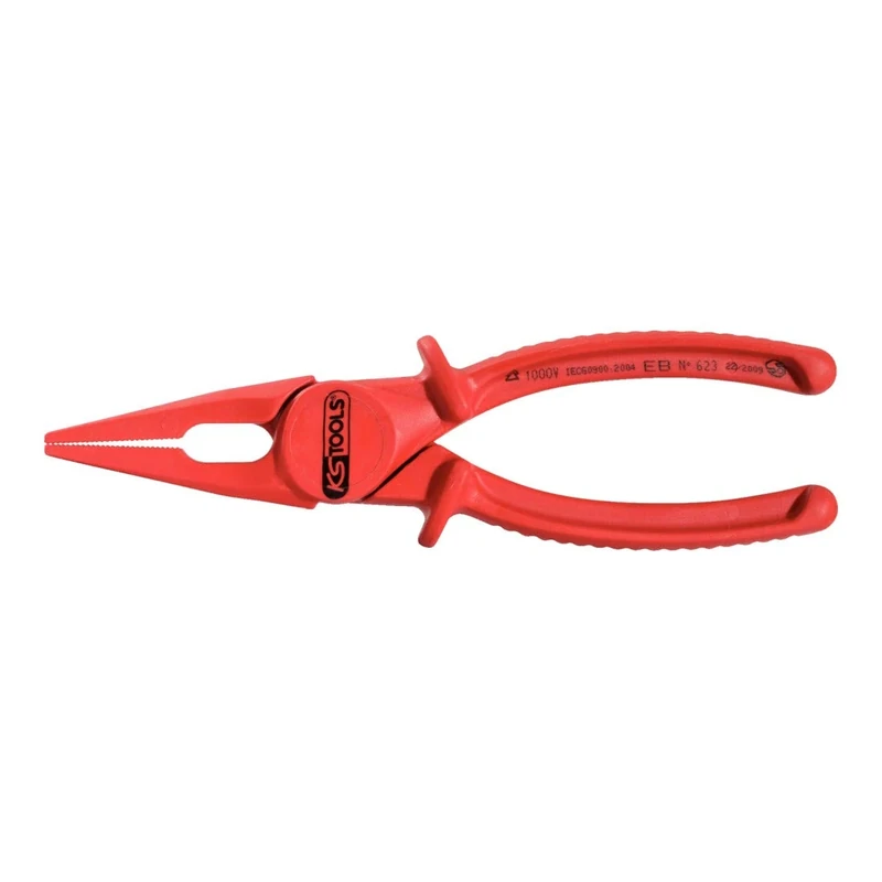 KS Tools 117.1640 200mm VDE Flat Plier