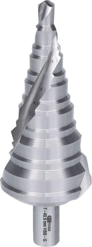 Ks Tools HSS 7-40.5mm Stepped Hole Cutter - Image 1