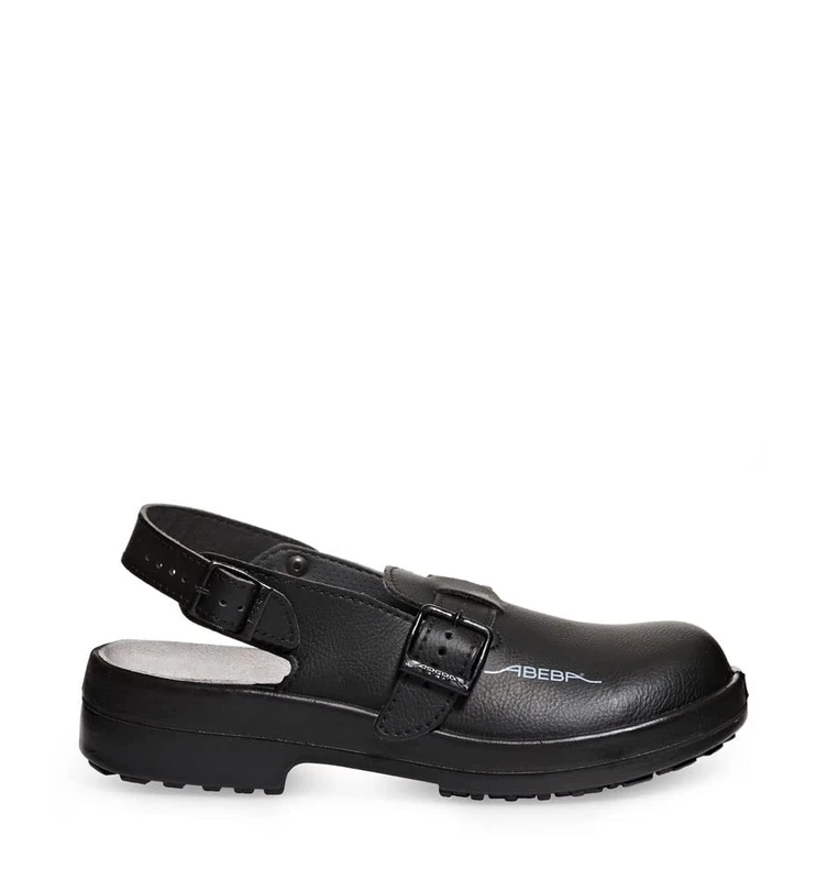 Abeba 1011-43 Size 43 "Classic" Safety Clog Shoe - Black - Image 1