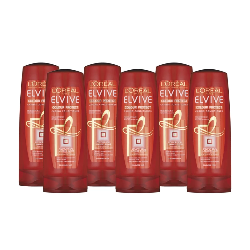 L'Oreal Elvive Colour Protect Conditioner - 250ml Pack of 6