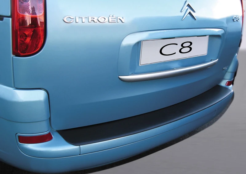 RGM ABS Rear bumper protector compatible with Citroën C8 Black