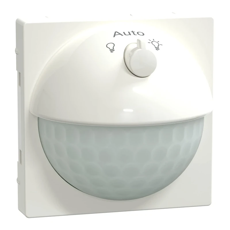 Schneider Electric Merten MEG5711-0319 ARGUS 180 UP Sensor Module with Switch for System M Motion Sensor for Indoor Use with Anti-Creep Protection, MEG5711-0319, Polar White Glossy