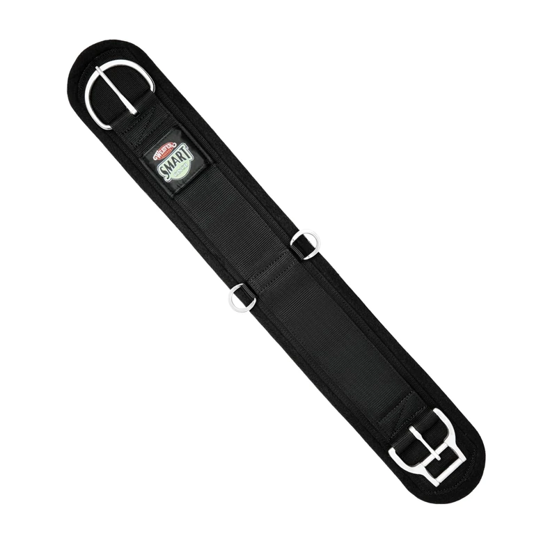 Weaver Leather Felt Lined Straight Smart Cinch, Black, 32-Inch