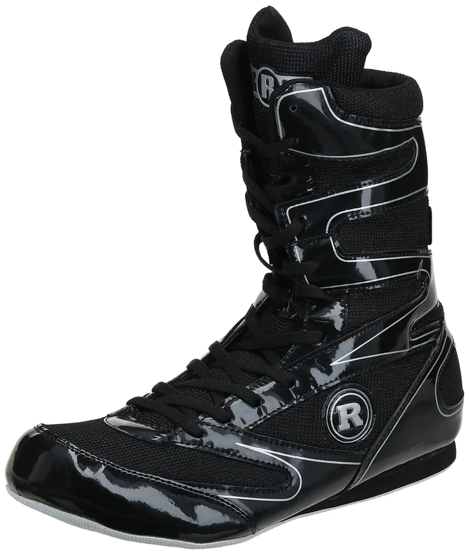 Ringside High Top Boxing Shoe (Black, 11)