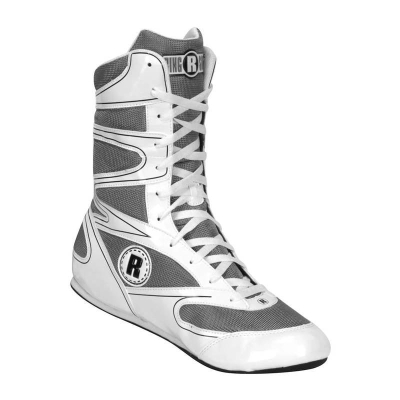 Ringside High Top Boxing Shoe (White, 9)