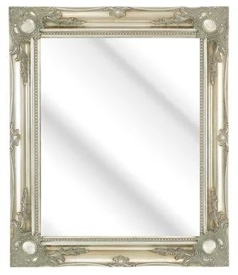 Large Silver Ornate Shabby Chic Big Wall Dress Mirror New 4Ft6 X 1Ft6 135 X 45cm