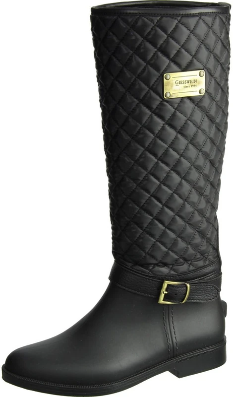 GIESSWEIN Zirndorf, Gummistiefel Damen, Schwarz 022, 41 EU