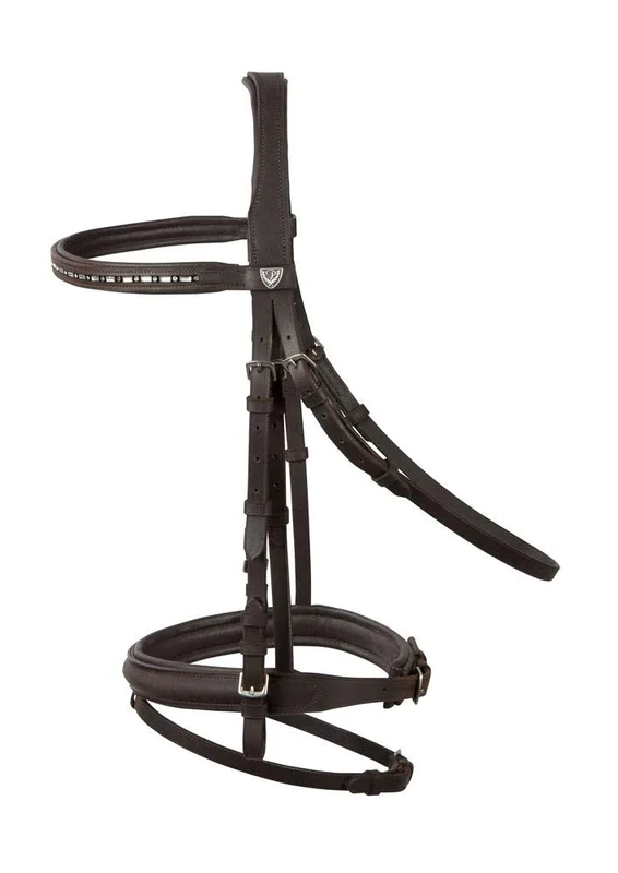 PFIFF Platinum Plymouth Bridle Brown Cob
