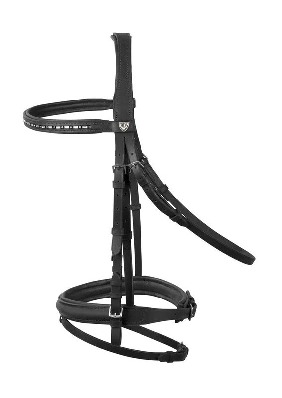 PFIFF Platinum Plymouth Bridle Black Full