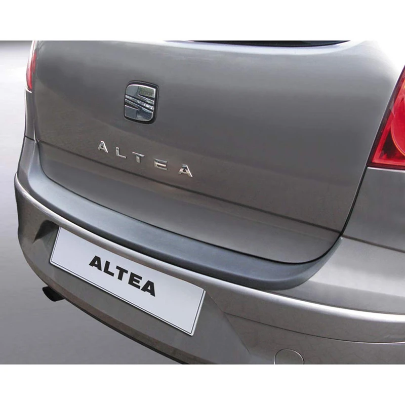 RGM ABS Rear bumper protector compatible with Seat Altea 2004-2009 excl. XL/FR Black