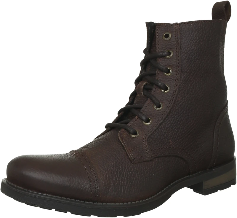 Jack and Jones Men's Savek Leather Brown Lace Up Boot 12060195 7 UK