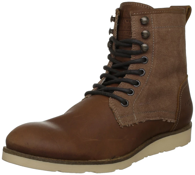 Jack and Jones Men's Trade Leather Brown Lace Up Boot 12059931 6 UK - Image 1