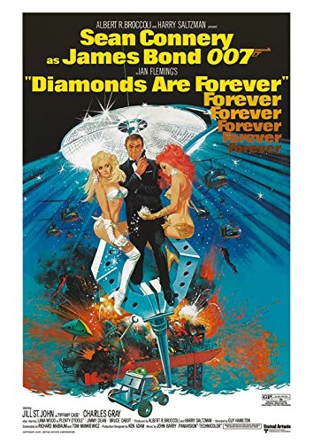 Pyramid International James Bond Diamonds are Forever Claw, Extra Large Canvas