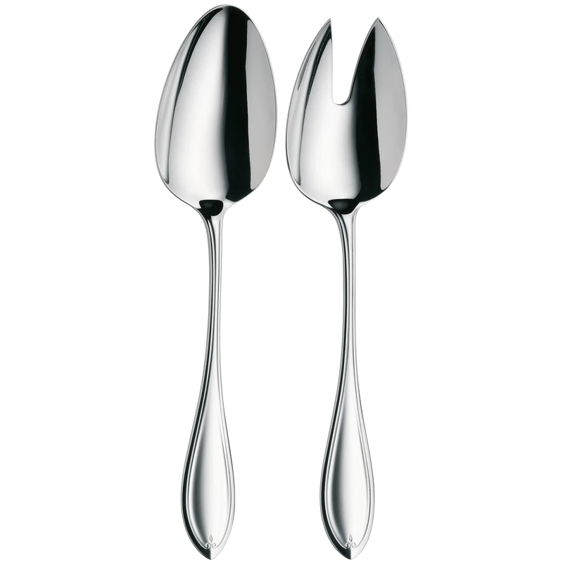 WMF Premiere Cromargan Protect Salad Servers, Silver, Set of 2