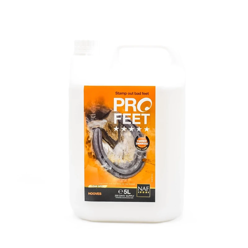 NAF Five Star PROFEET Liquid 5L – Advanced Hoof Support for Horses – Promotes Strong, Healthy Hoof Growth – With Biotin, MSM & Key Nutrients – Ideal for Brittle, Cracked or Weak Hooves