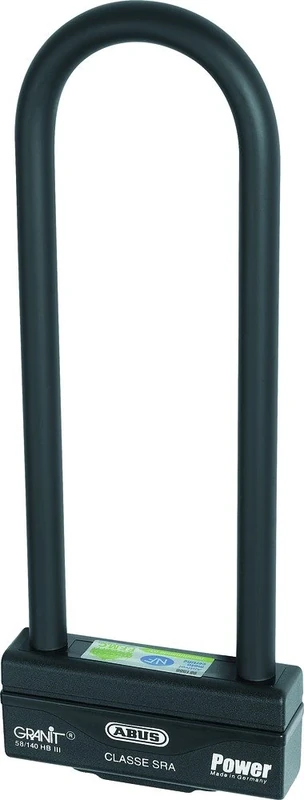 ABUS U-lock Granit Power 58/140HBIII - Motorbike lock with XPlus cylinder - security level 18 - 310 mm shackle height