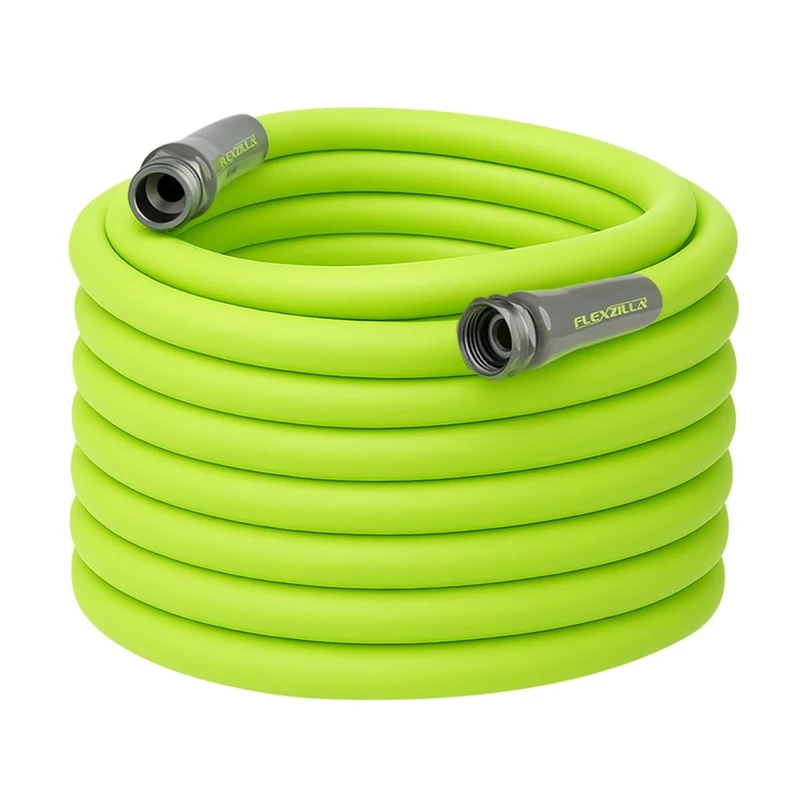 Flexzilla Garden Hose 5/8 in. x 100 ft., Heavy Duty, Lightweight, Drinking Water Safe, Zilla - HFZG5100YW-E, Green