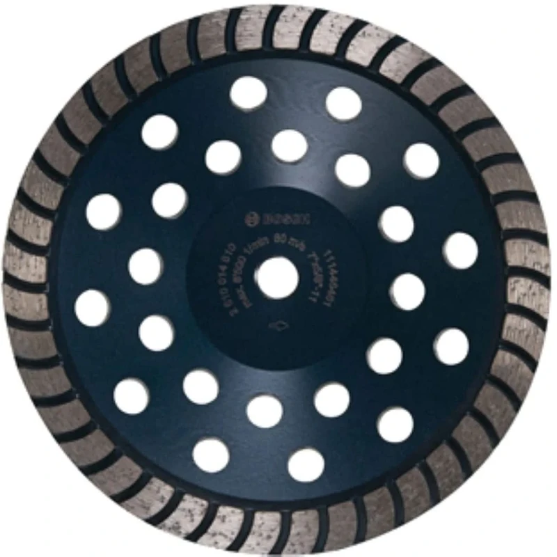 Bosch DC730H 7-Inch Diameter Turbo Row Diamond Cup Wheel with 5/8-11 Hub