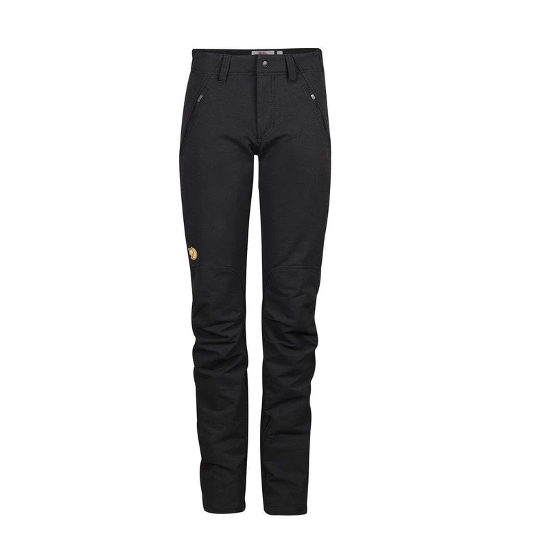 Fjällräven Womens Oulu Trousers W Sport, Black, 40 EU