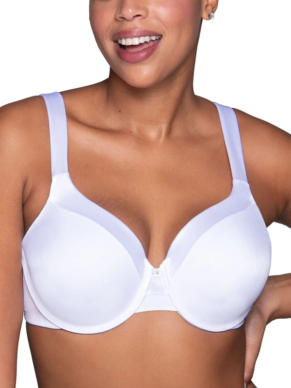 Vanity Fair Women's Illumination Zoned in Support Fullfigure Underwire Bra 76338, Star White, 38D