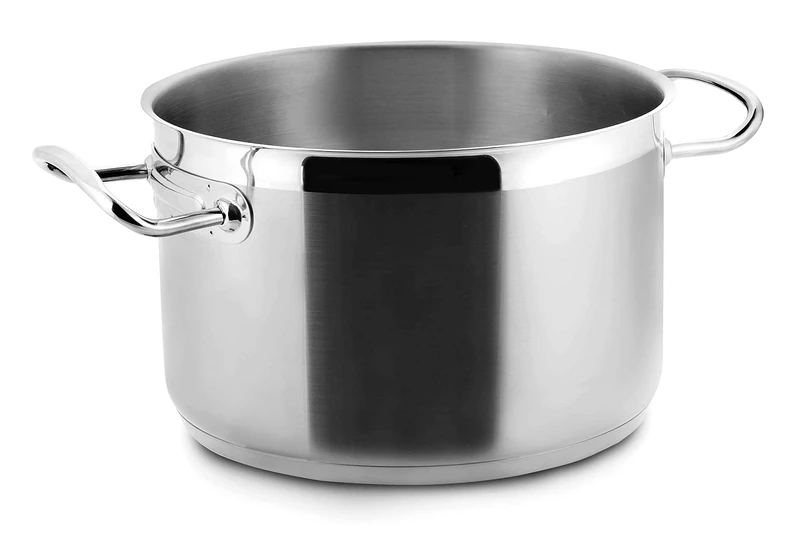 Lacor 57025 Eco-Chef Deep Casserole without Lid, 24 x 15 cm, Silver