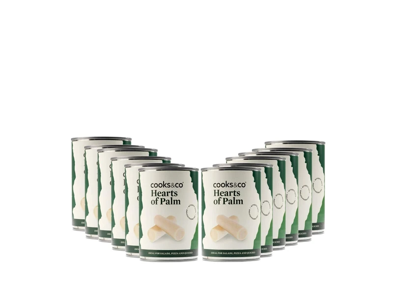 Cooks & Co Hearts of Palm 400 g (Pack of 12) - Image 1