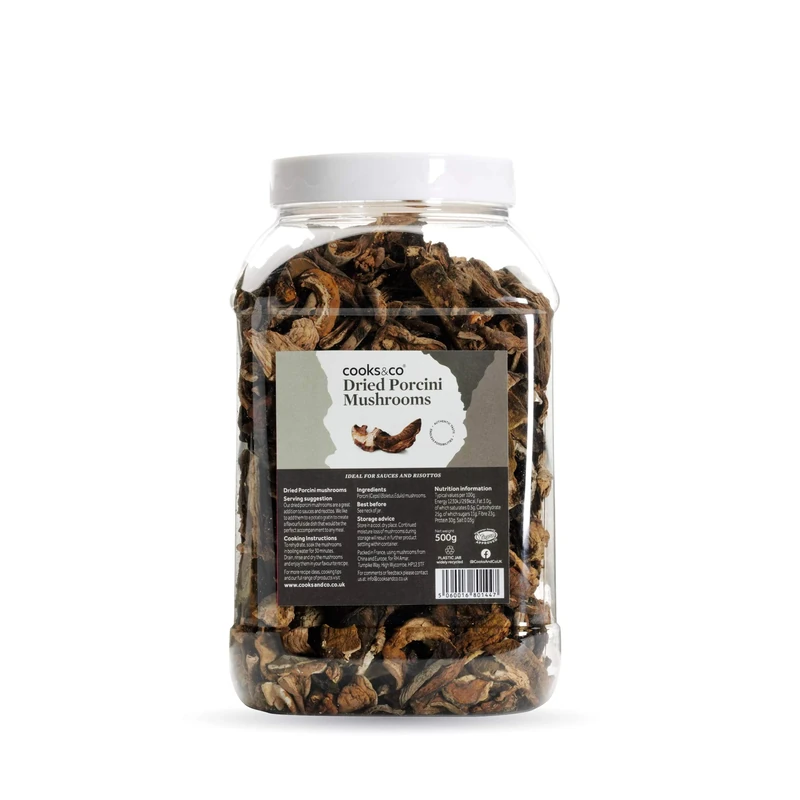 Cooks & Co Dried Porcini Mushrooms 500 g