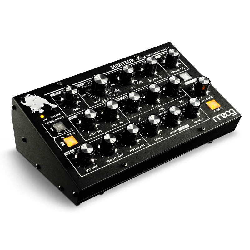 MOOG Minitaur - Analog Bass Synthesizer Module with Headphone Amp, 128 Presets, Software Editor