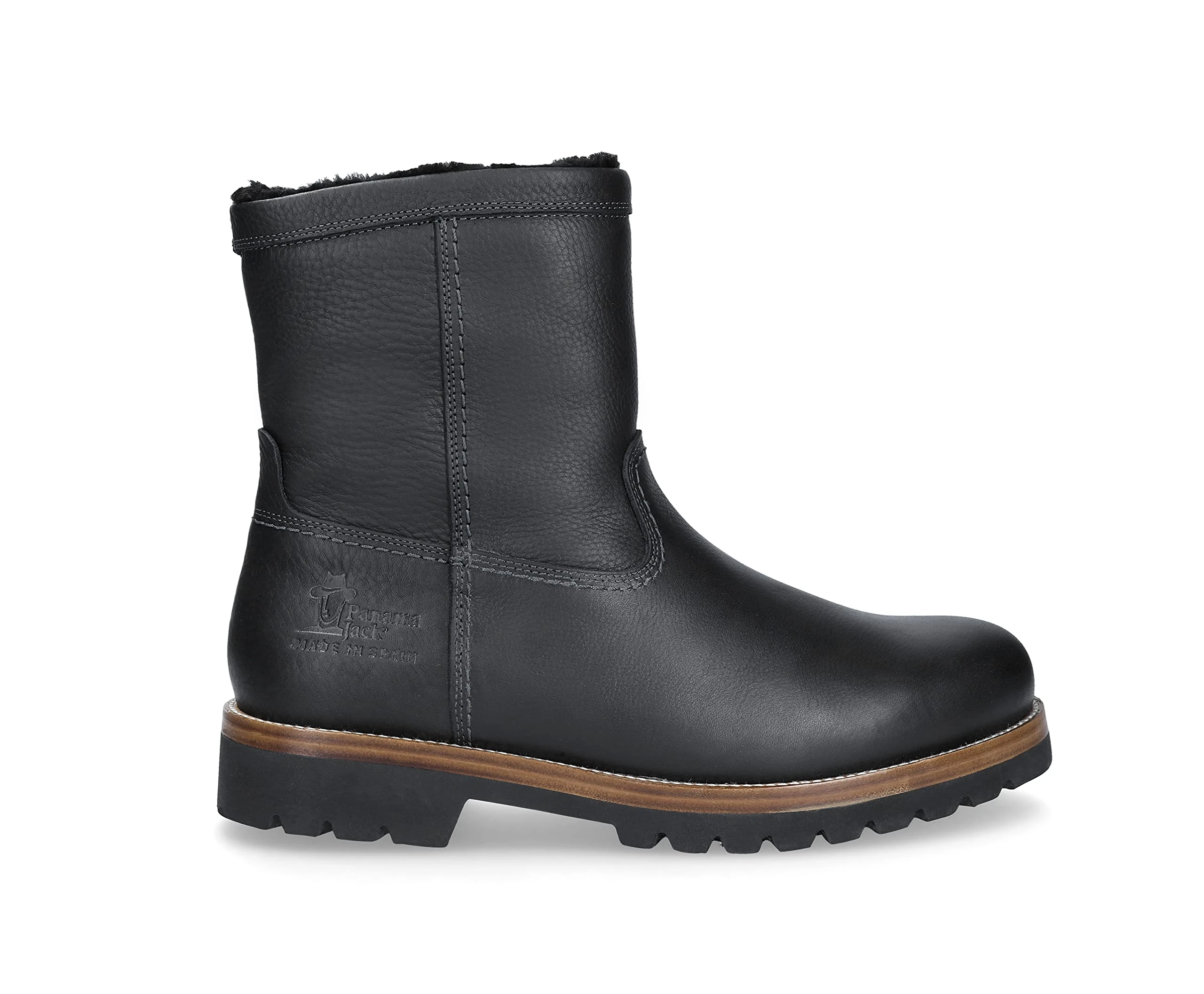 Panama Jack Men's Fedro Igloo Biker Boots, Black, 9 UK