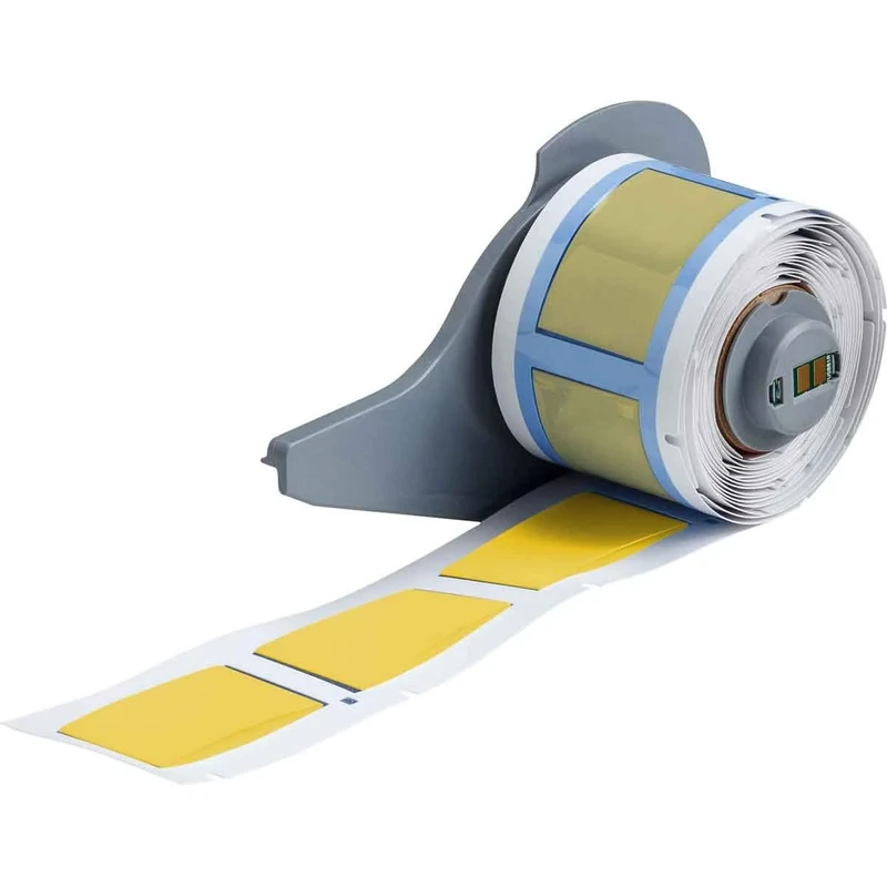 Brady M71-1000-1-342YL BMP71 PermaSleeve Wire Marker Sleeves, 1.660" Height, 1.015" Width, Polyolefin (B-342) Yellow (Roll of 50)