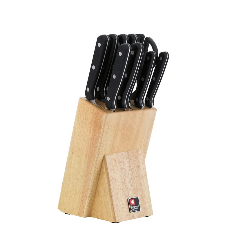 Richardson Sheffield 10-Piece Cucina Knife block Set, Silver