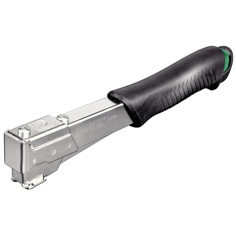Rapid R311 Hammer Tacker for Roofing/Membranes/Carpeting, Strong All-Steel Construction, Hammer Stapler, Uses Flatwire Staples No. 140, 6-12mm, Blister Pack (5000005), Metal