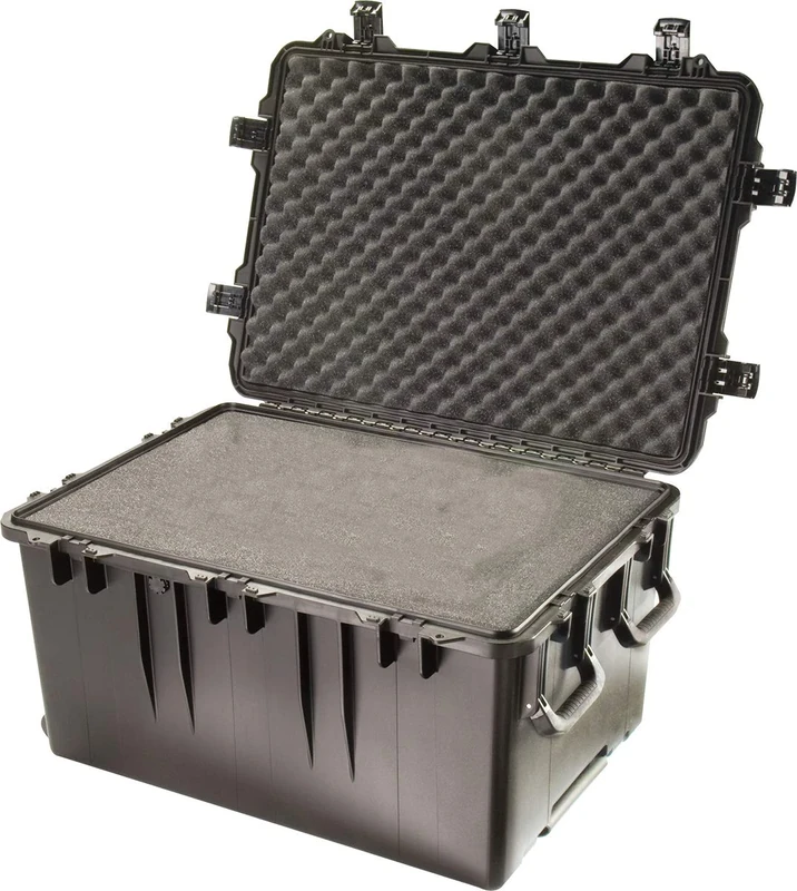 PELI Storm IM3075 Heavy Duty Transport Case, Watertight and Dustproof, 257L Capacity, Made in US, With Customisable Foam Inlay, Black