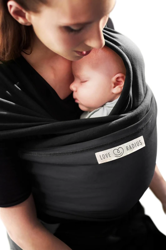 Love Radius L'Originale JPMBB Baby Sling Black Charcoal Pocket