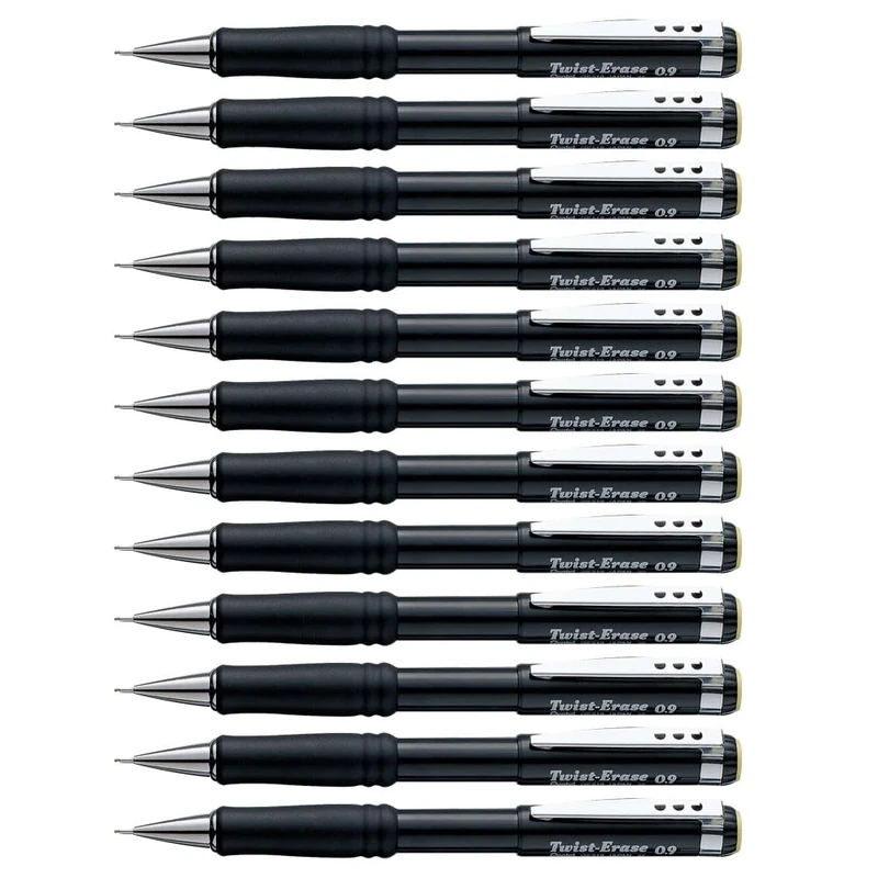 Pentel 0.9mm Twist Erase Mechanical Pencil (Pack of 12)